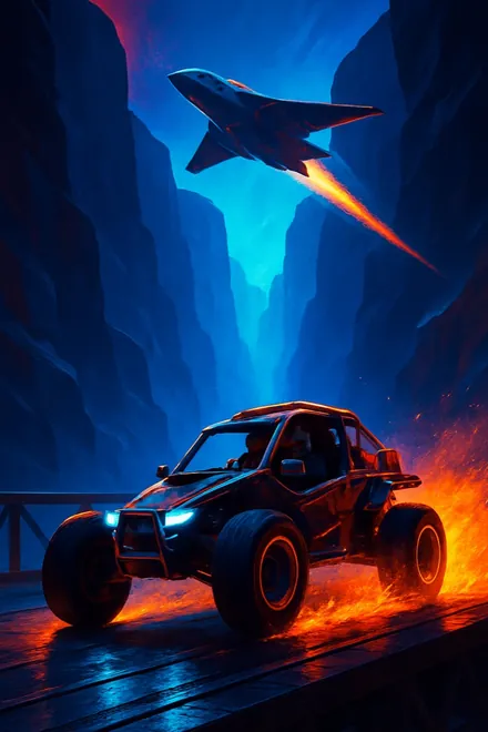 Warmerise: Red vs Blue key art